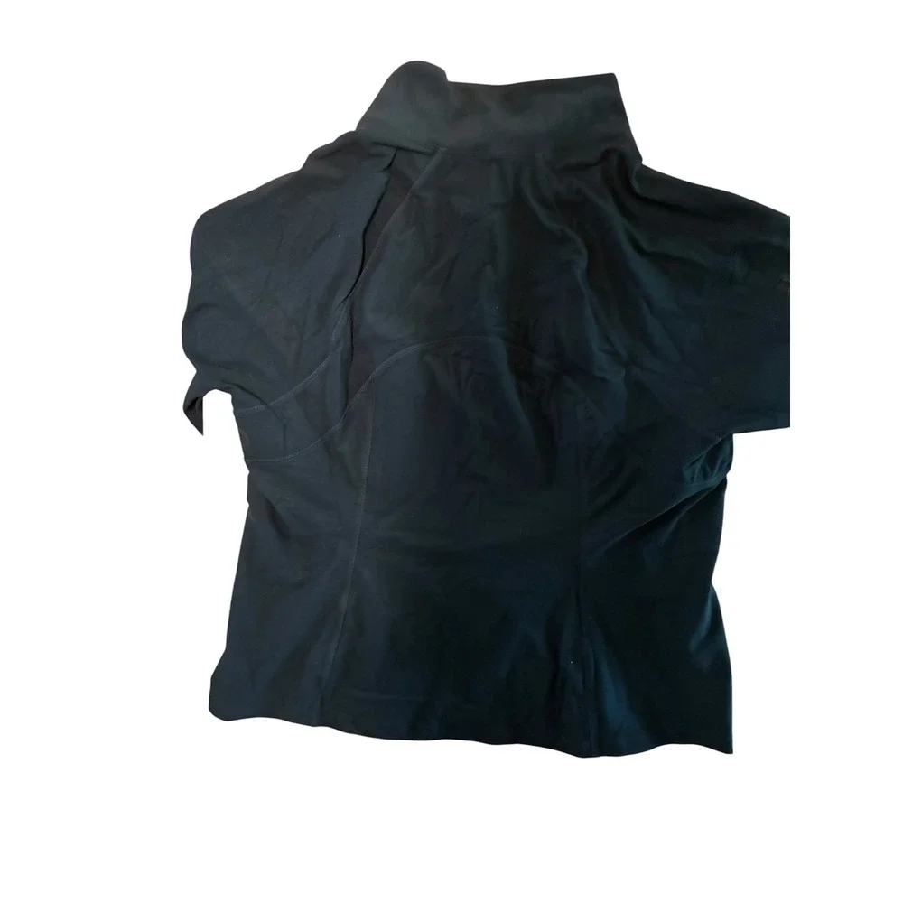 Phoenix Bergen Run Quarter-Zip Black Pullover UV Protection 2X - Picture 2 of 4